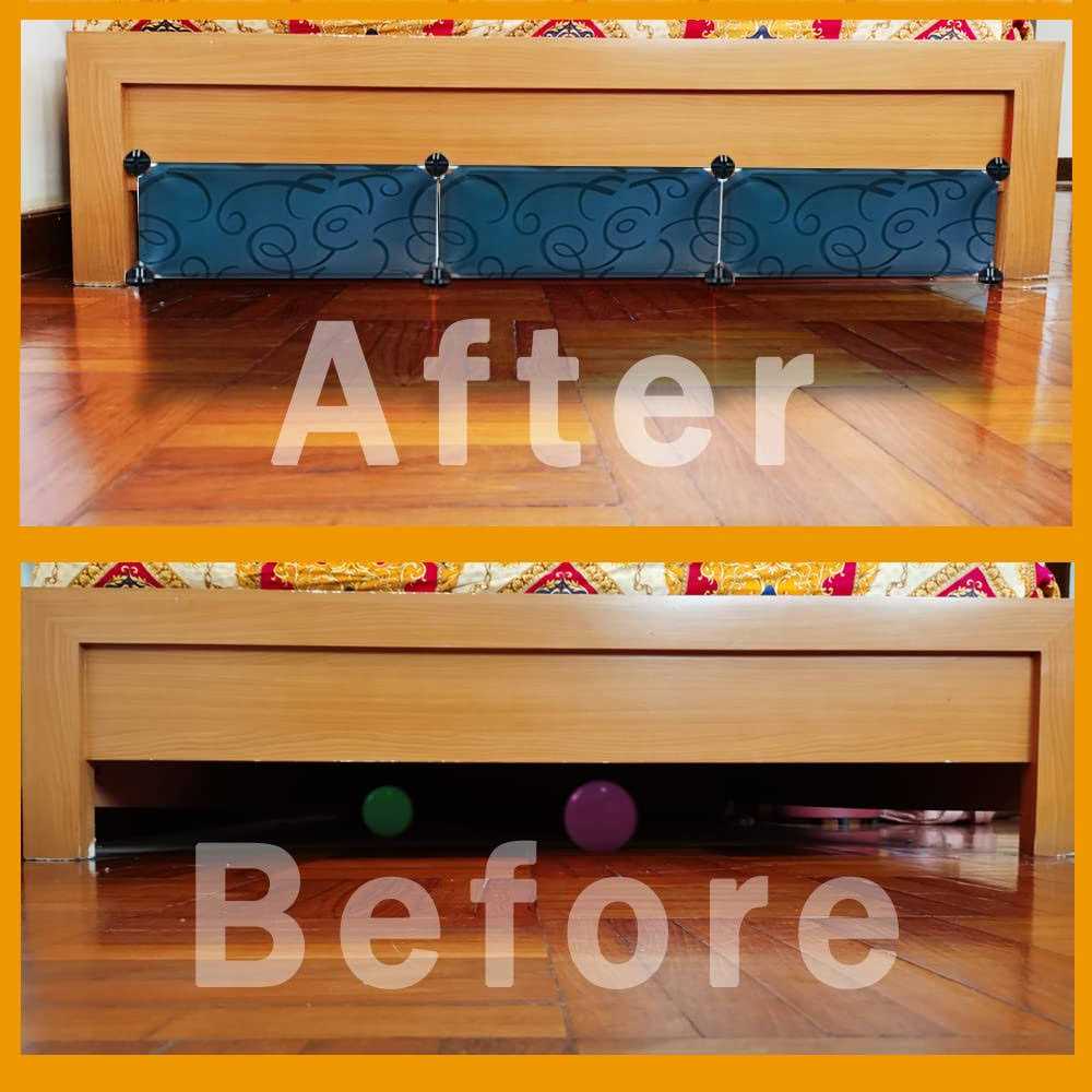 QIYIHOME Under Bed Blocker, Gap Bumper for Under Bed, Stop Things Going Under Bed or Sofa Couch - Image 5