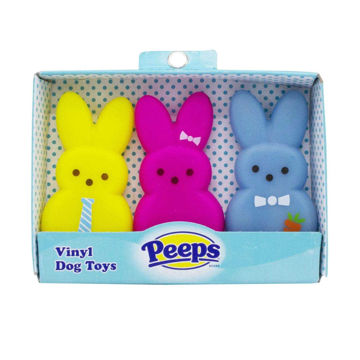 Peeps Dog Toy Vinyl Bunny - Image 2