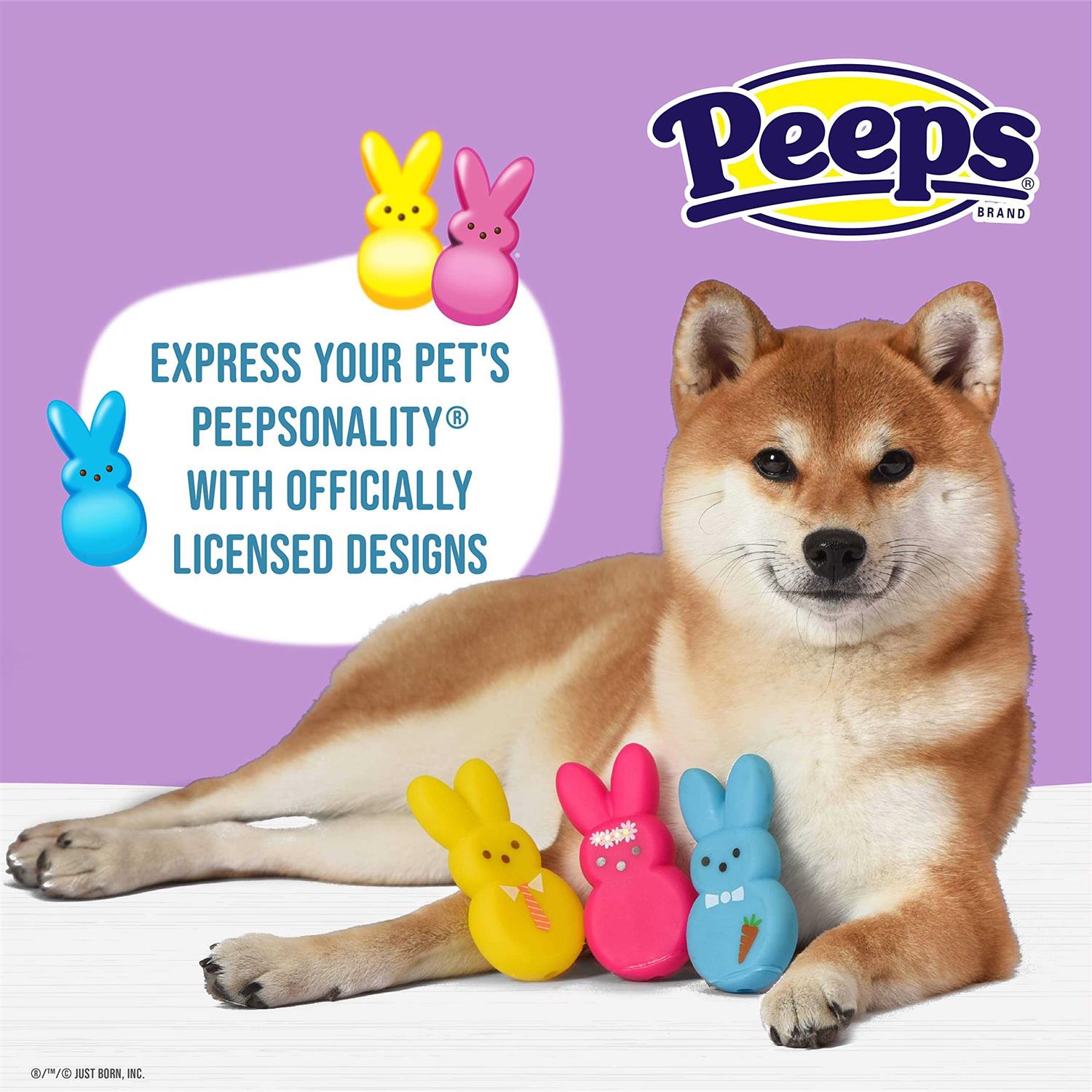 Peeps Dog Toy Vinyl Bunny - Image 4