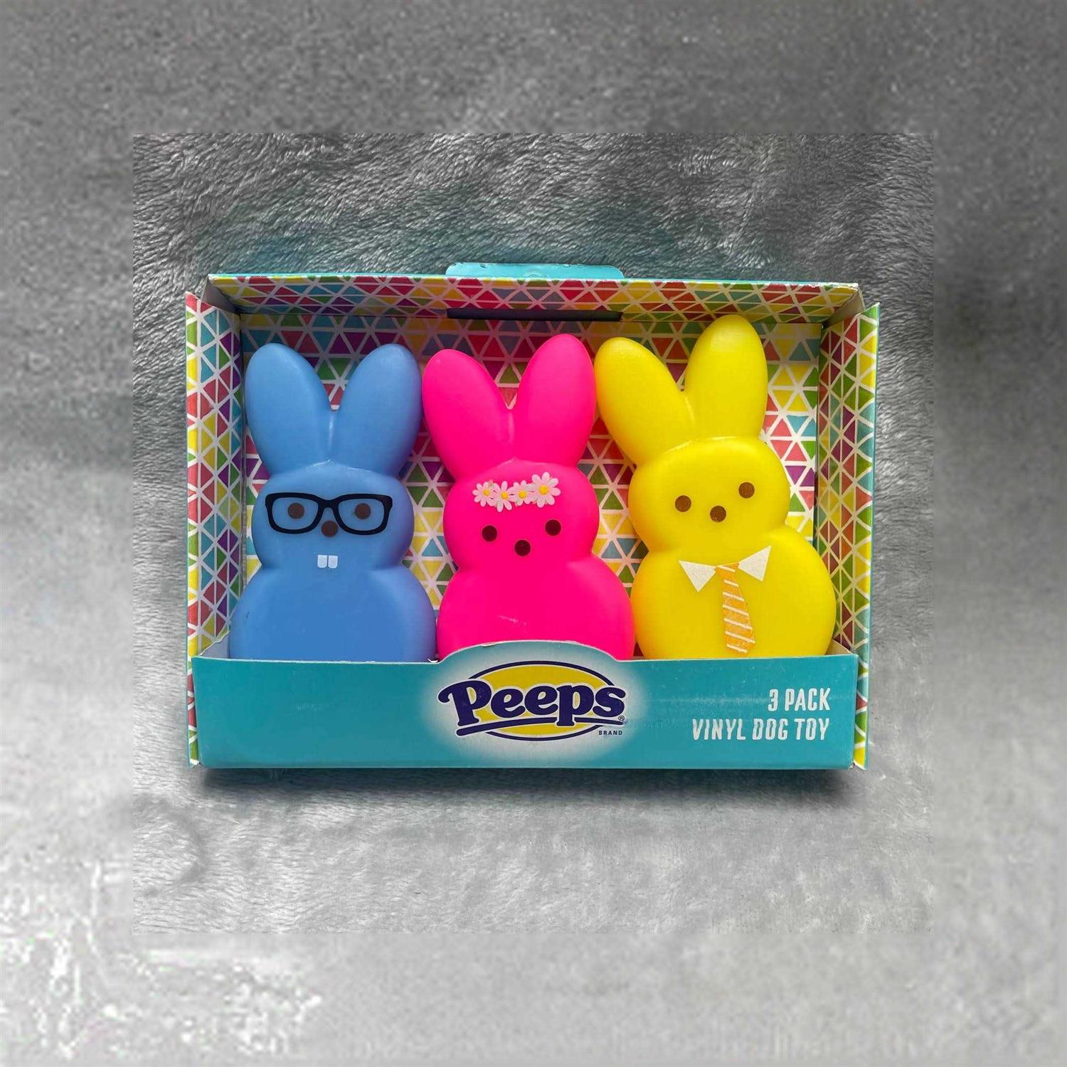 Peeps Dog Toy Vinyl Bunny - Image 2