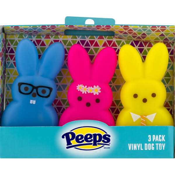 Peeps Dog Toy Vinyl Bunny - Image 5