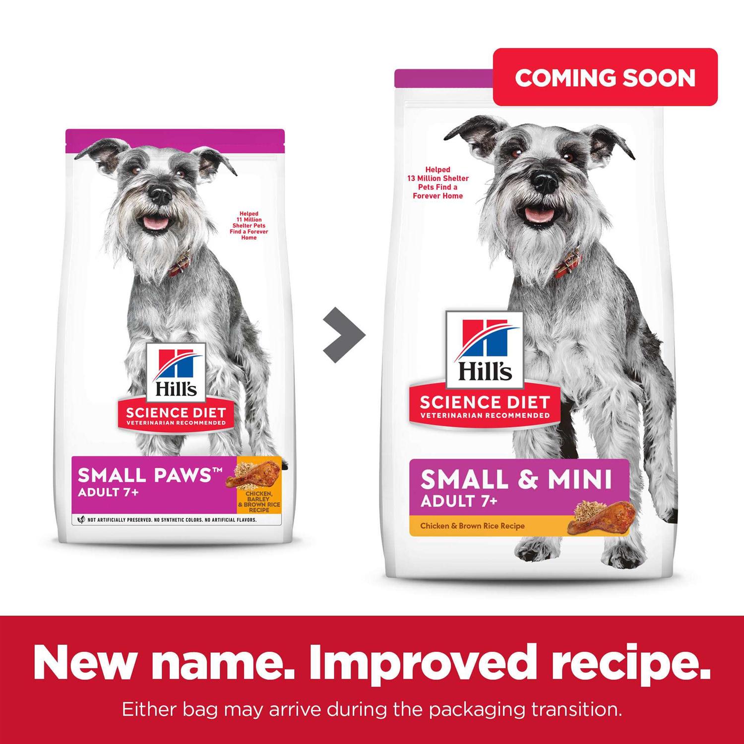 Hill's Science Diet Adult 7+ Small Paws Dog Food - Image 3