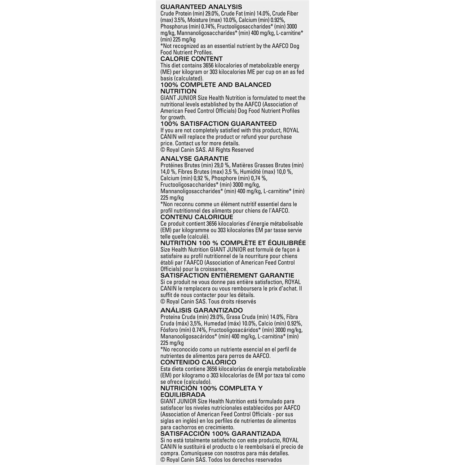 Royal Canin Giant Junior Dry Dog Food - Image 3