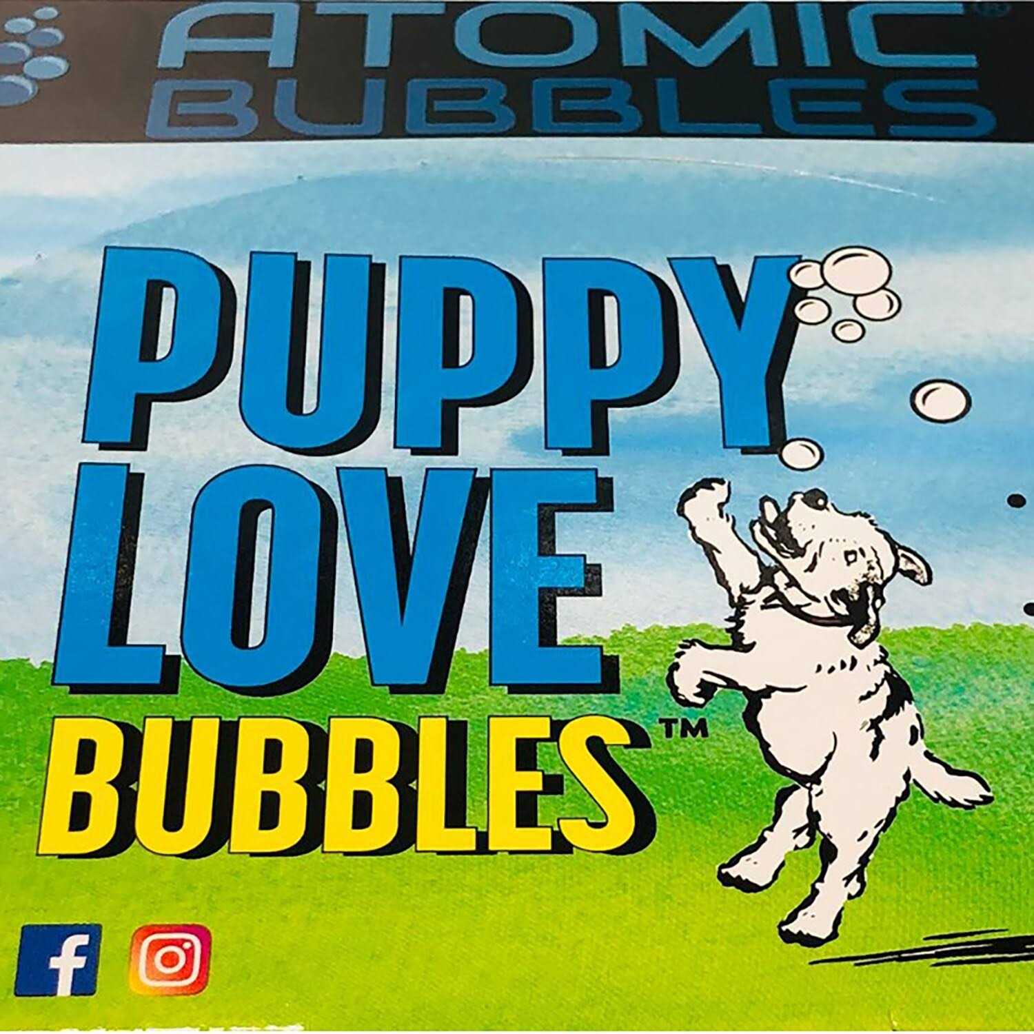Puppy Love Bubbles Peanut Butter & Bacon Scented Bubbles 4oz. Bottle-2 Pack Combo for Dogs - Image 3