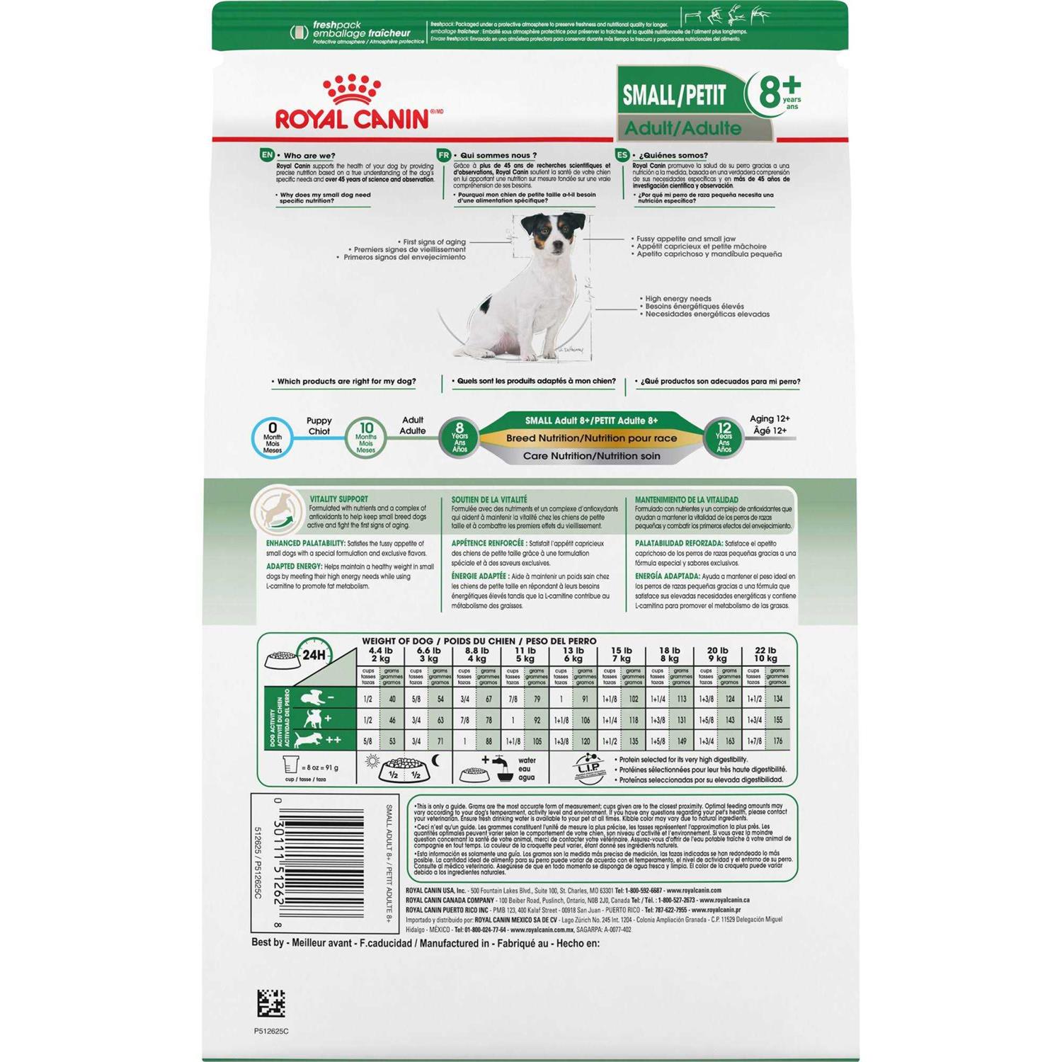 Royal Canin Small Adult 8+ Dry Dog Food - Image 4