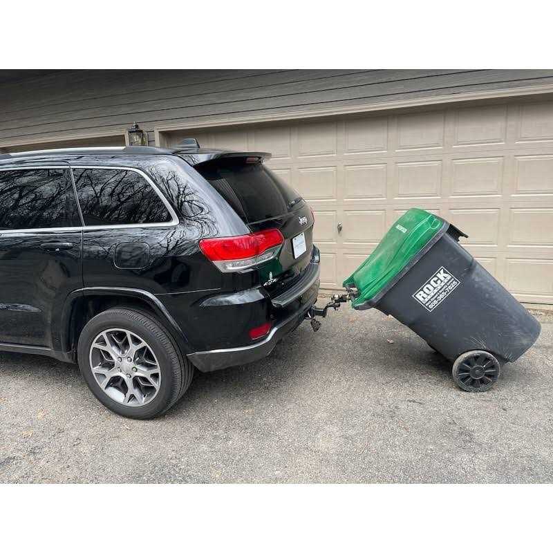 Garbage Commander Combo Hitch, Haul Pin Hitch, Handled Lawn and Garden Equipment, or Wheeled Garbage Cans - Image 3