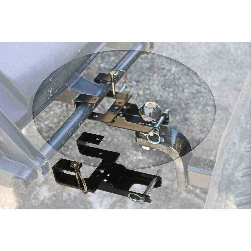 Garbage Commander Combo Hitch, Haul Pin Hitch, Handled Lawn and Garden Equipment, or Wheeled Garbage Cans - Image 5