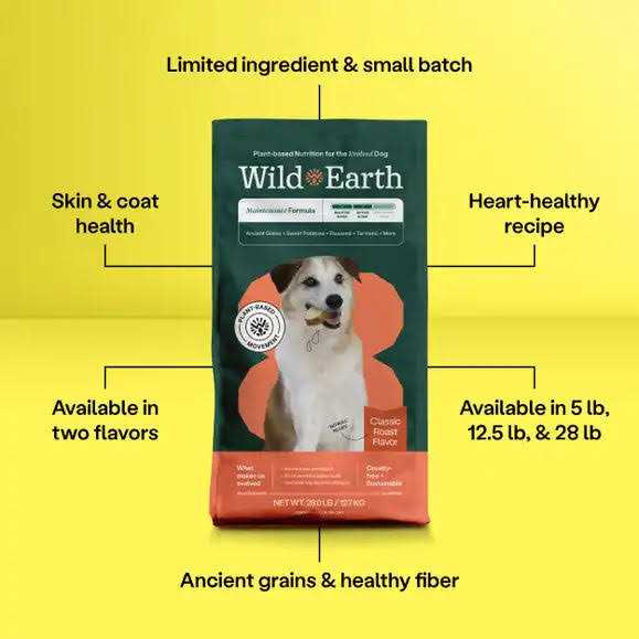 Wild Earth Classic Roast Flavor Maintenance Formula Dry Dog Food - Image 3