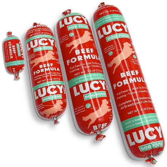 Lucy Pet Products Beef Dog Food Roll - Image 5