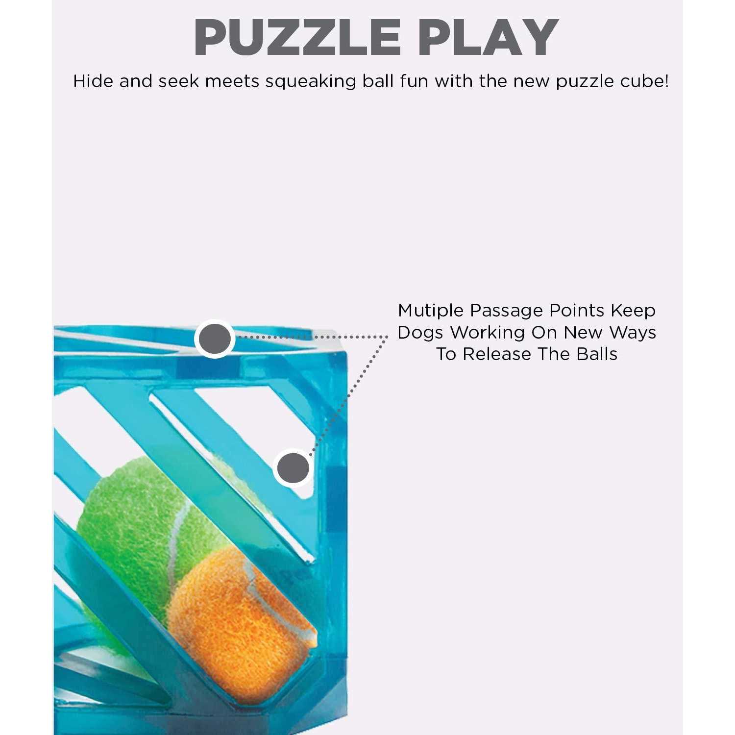Outward Hound Puzzle Cube Interactive Dog Toy - Image 5