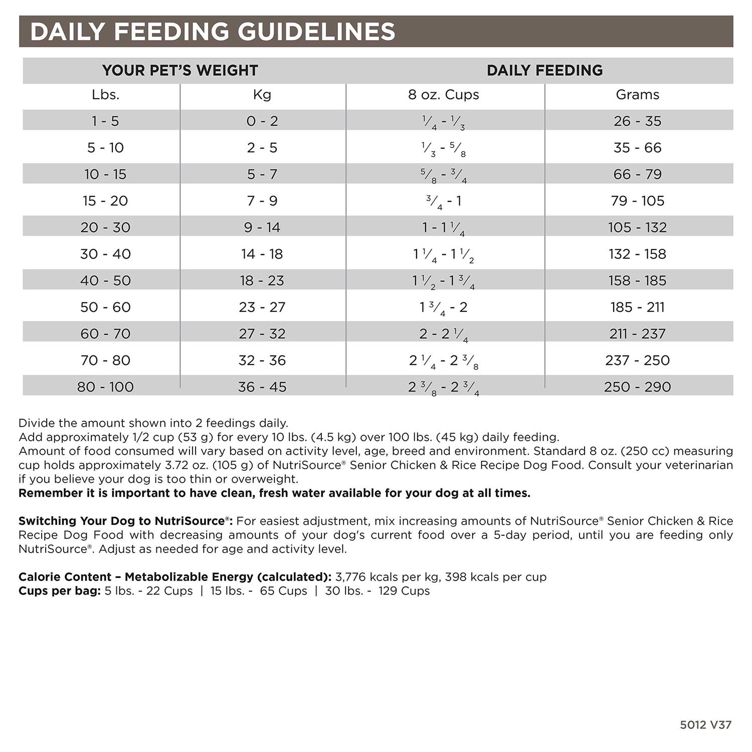 NutriSource Senior Chicken Rice Dry Dog Food - Image 4