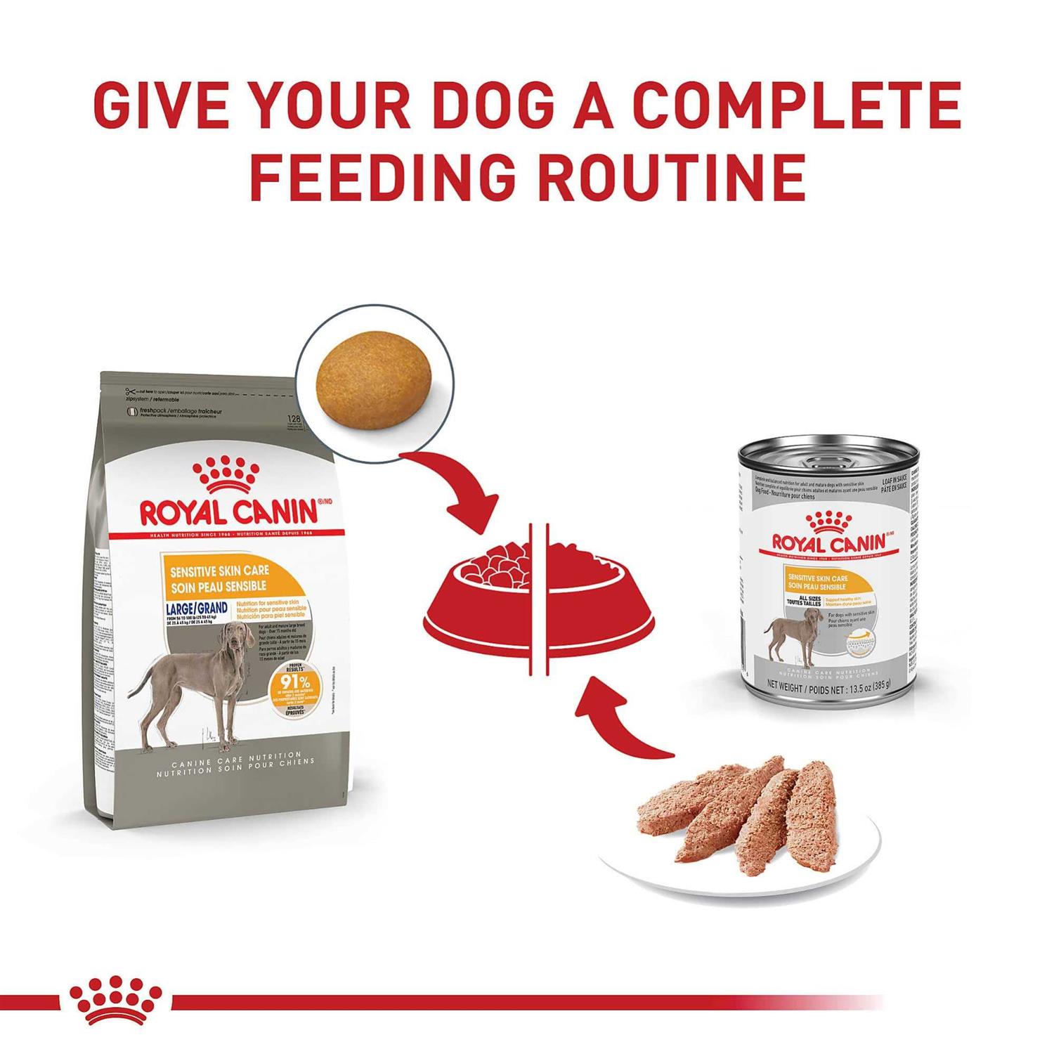 Royal Canin Sensitive Skin Care Large Breed Dry Dog Food - Image 4