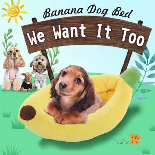 Silicute Dog Bed Cat Bed Pet Bed Comfortable and Washable in Banana Shape and Color w/Removable Cushion - Image 4