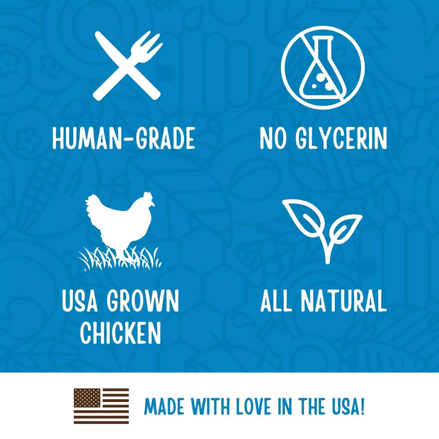 Full Moon Chicken Fillet Human-Grade Dog Treats 48 oz - Image 5