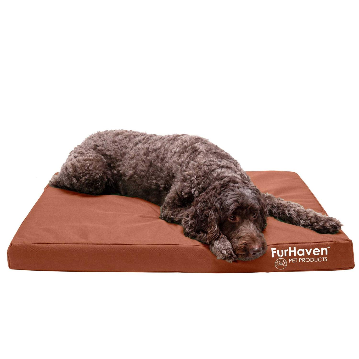 Oxford Indoor/Outdoor Deluxe Orthopedic Pet Bed FurHaven - Image 3