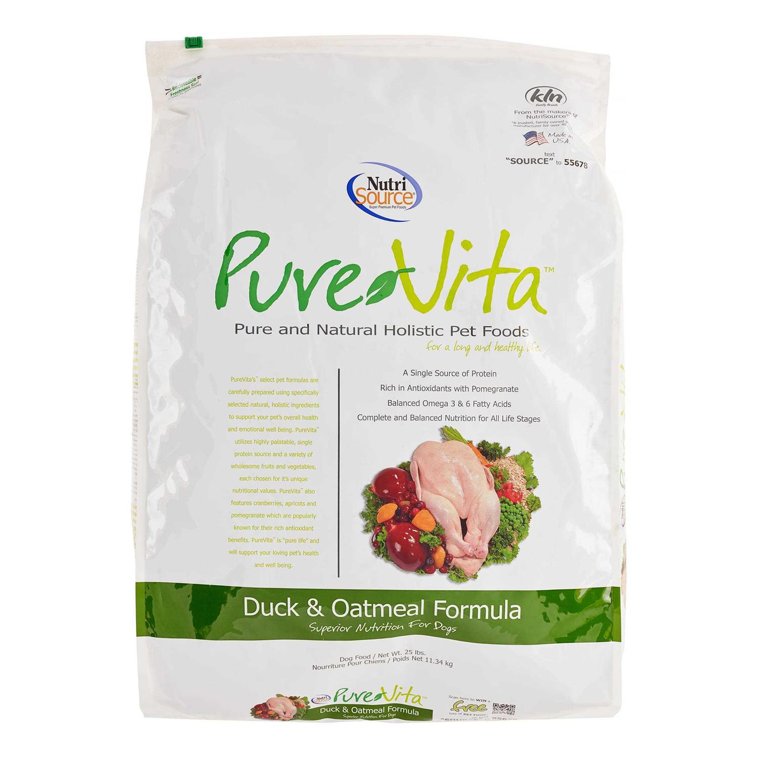 PureVita Duck & Oatmeal Dry Dog Food - Image 4
