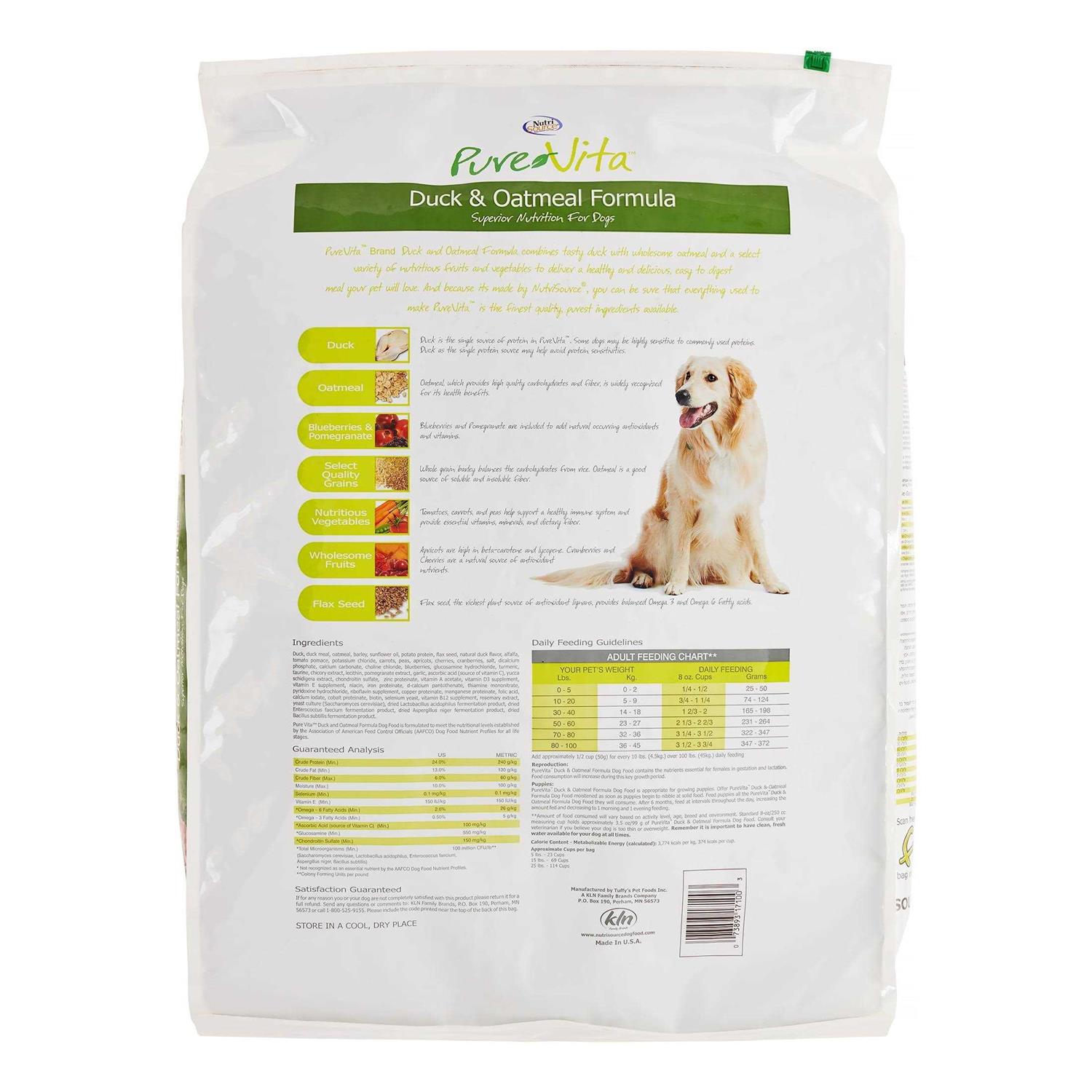 PureVita Duck & Oatmeal Dry Dog Food - Image 5