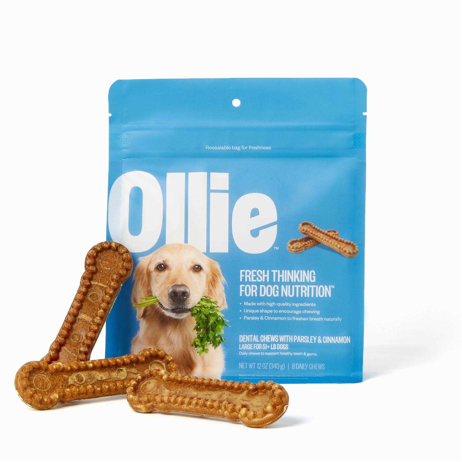 Ollie Dental Chews For Dogs Dog Breath Treats Dog Teeth Cleaning Treat - Image 3