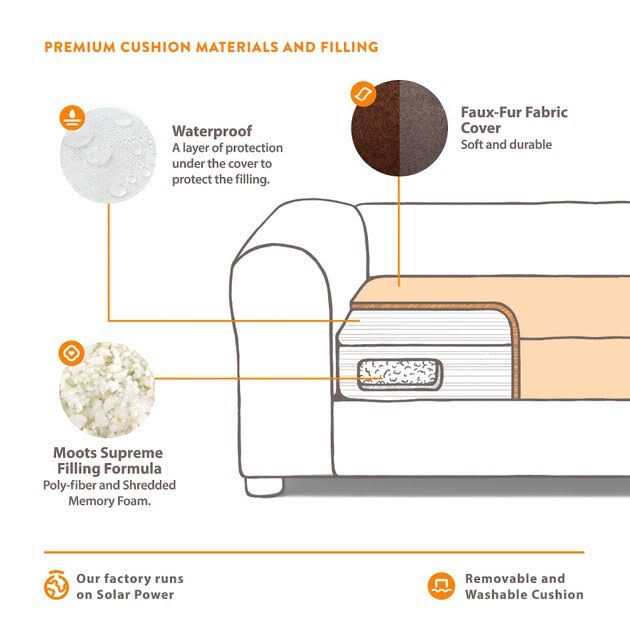Moots Premium Leatherette Pets Sofa - Image 3
