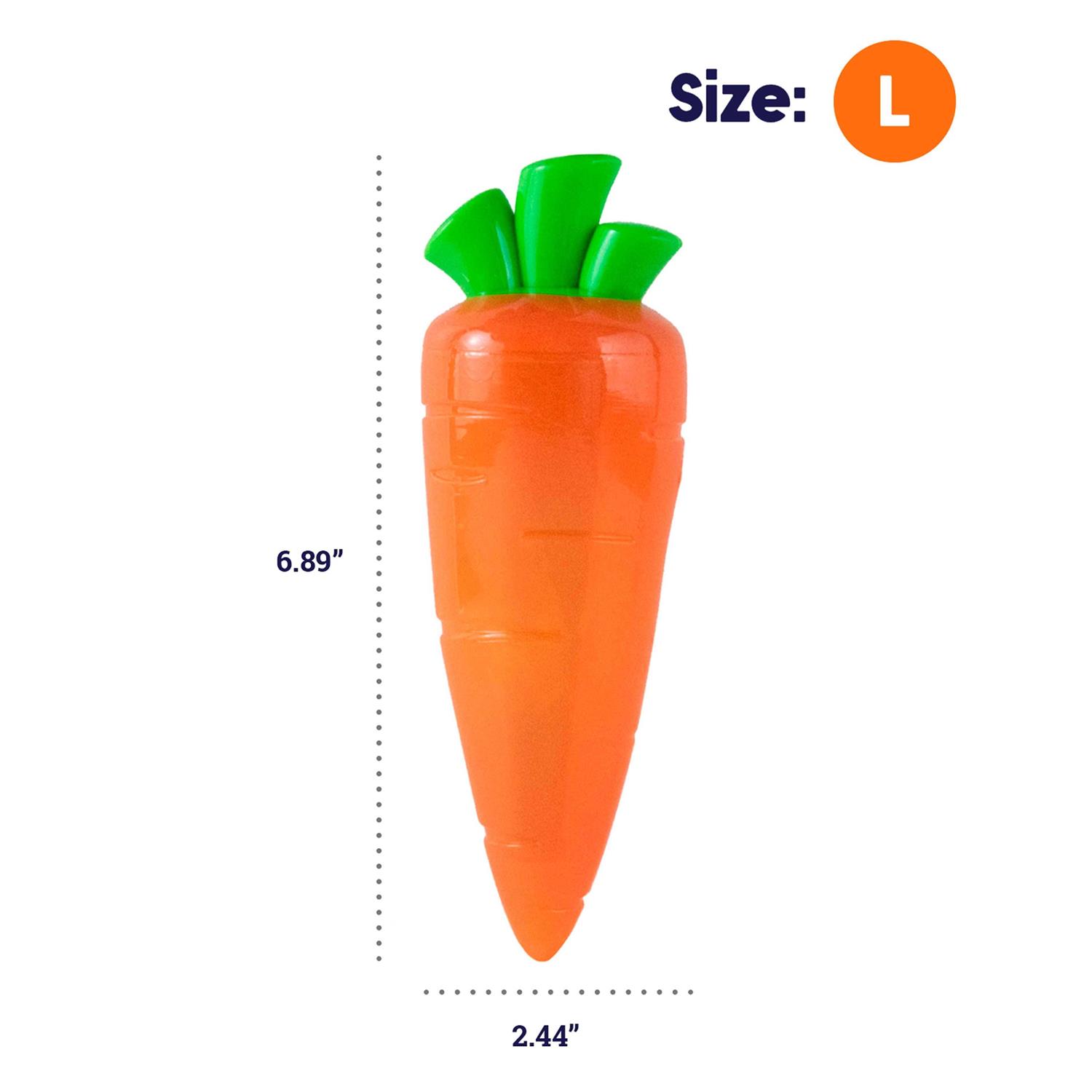 Petstages Crunch Veggies Carrot Dog Chew Toy - Image 4