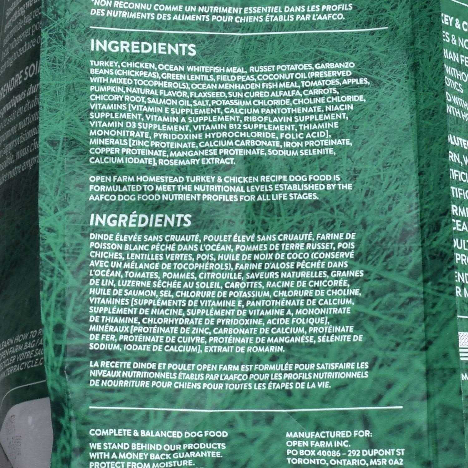 Open Farm Grain Free Homestead Turkey & Chicken Dry Dog Food - Image 5