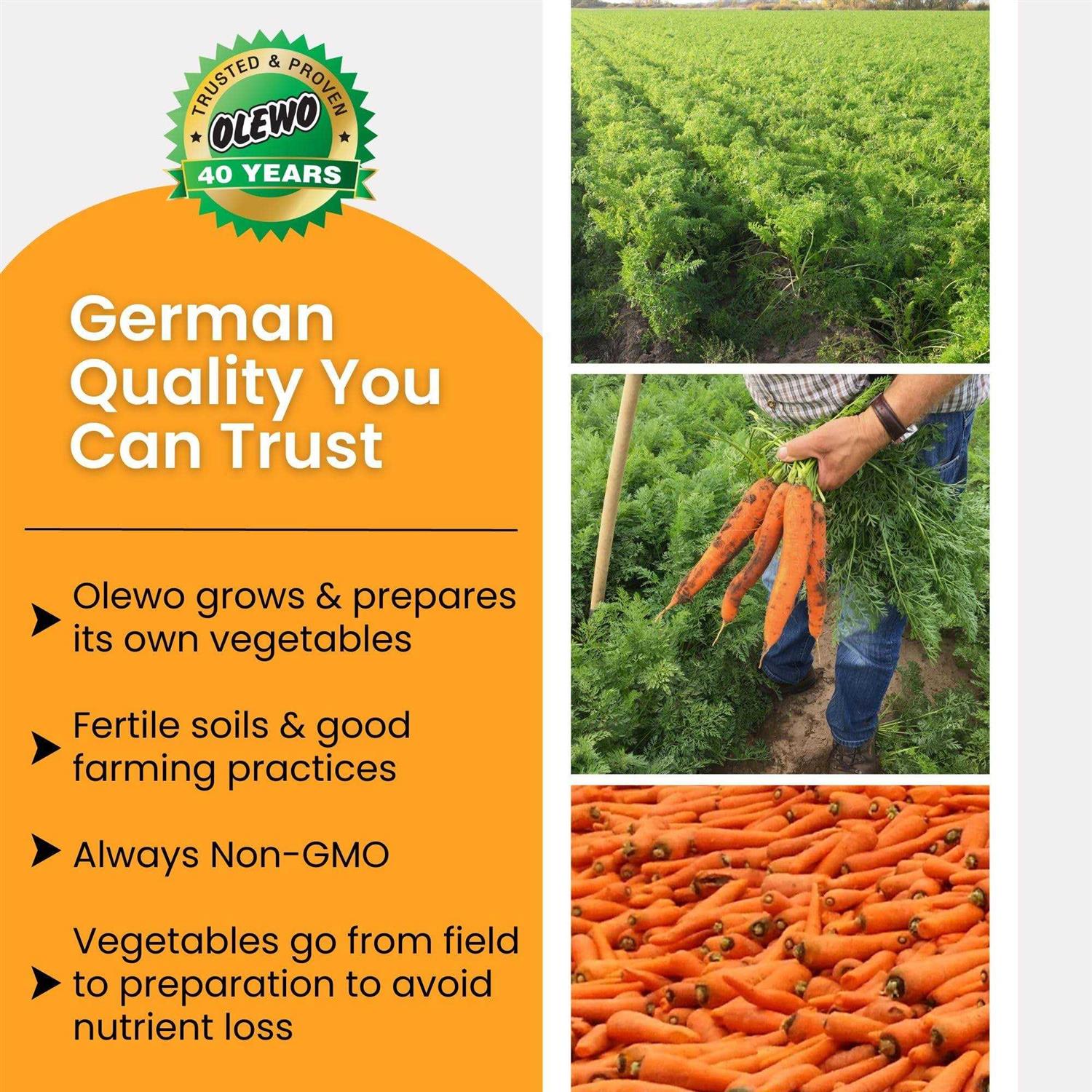 Olewo Original Carrots for Dogs Fiber for Dogs Keep Poop Firm - Image 3