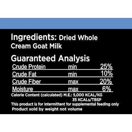 Nature's Diet Pet Dried Whole Cream Goat Milk for use as High Protein - Image 4
