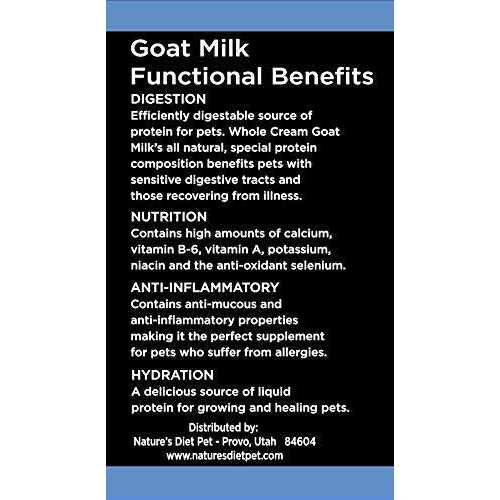 Nature's Diet Pet Dried Whole Cream Goat Milk for use as High Protein - Image 5