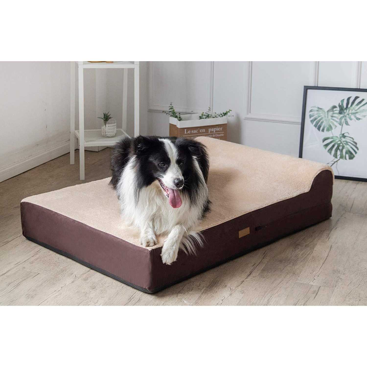 Kopeks Dog Bed with Pillow Orthopedic Memory Foam - Image 5