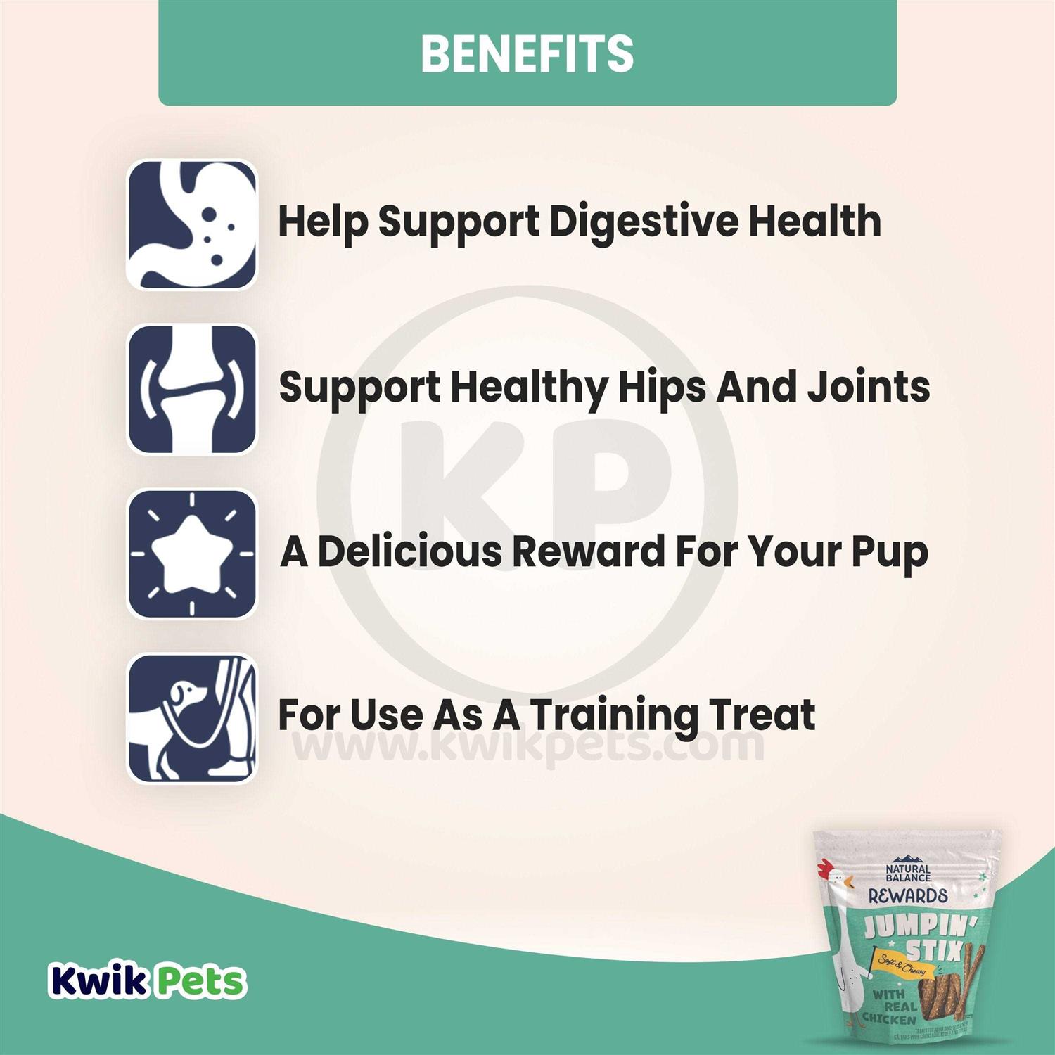 Natural Balance Rewards Jumpin' Stix Dog Treats - Image 3