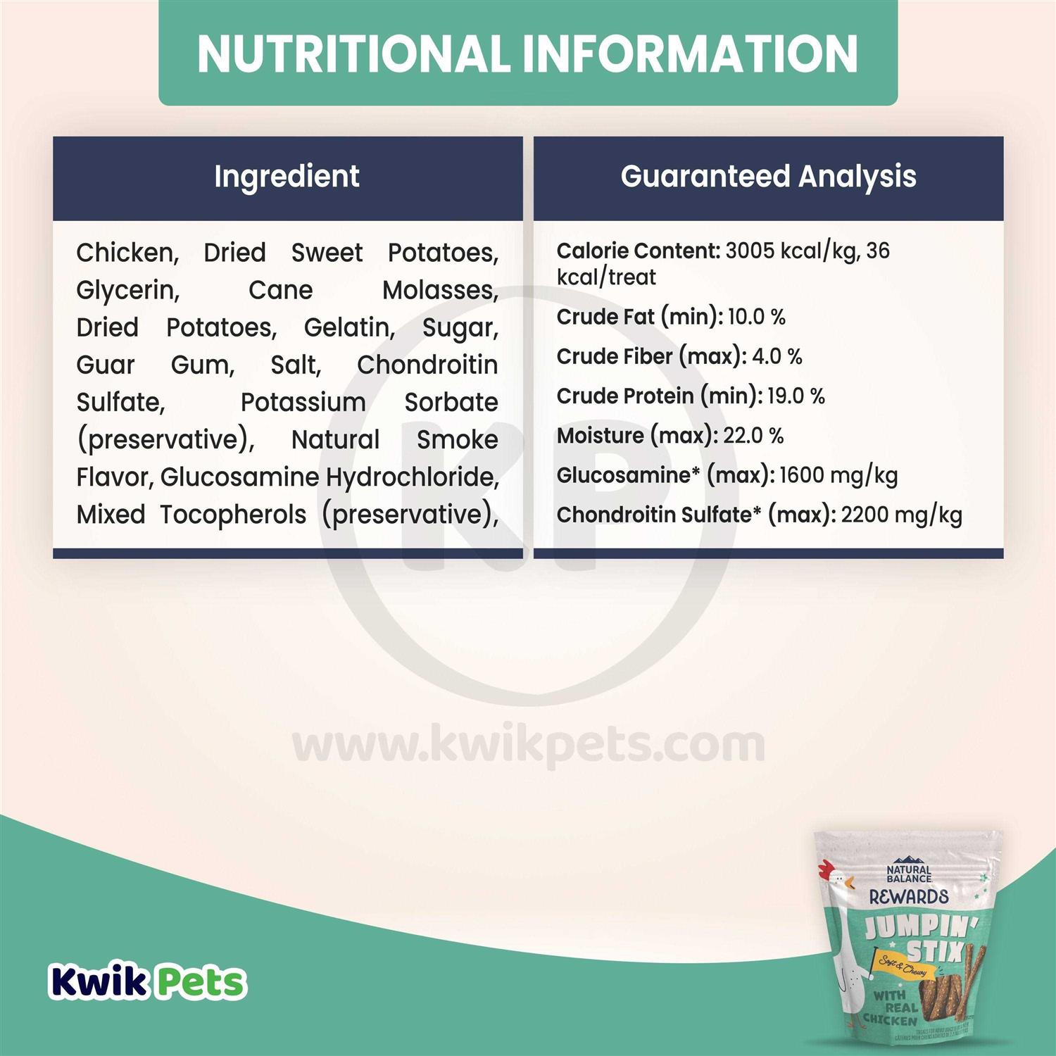 Natural Balance Rewards Jumpin' Stix Dog Treats - Image 4