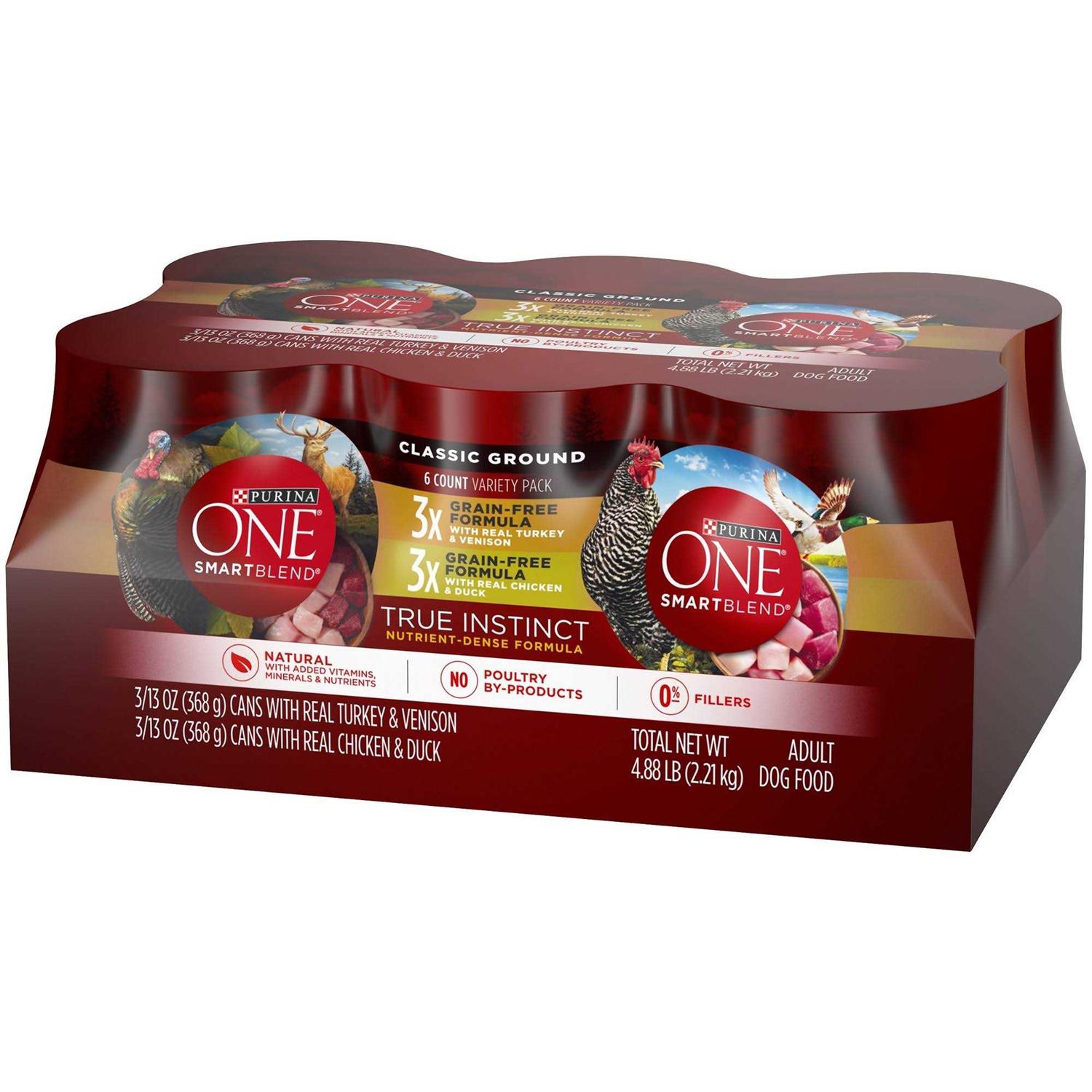 Purina ONE SmartBlend Adult Dog Food True Instinct Grain Free - Image 3