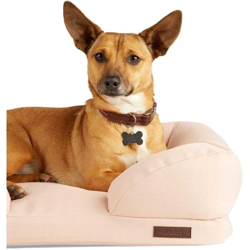 Reddy Durable Recycled Fabric Pink Dog Bed - Image 3