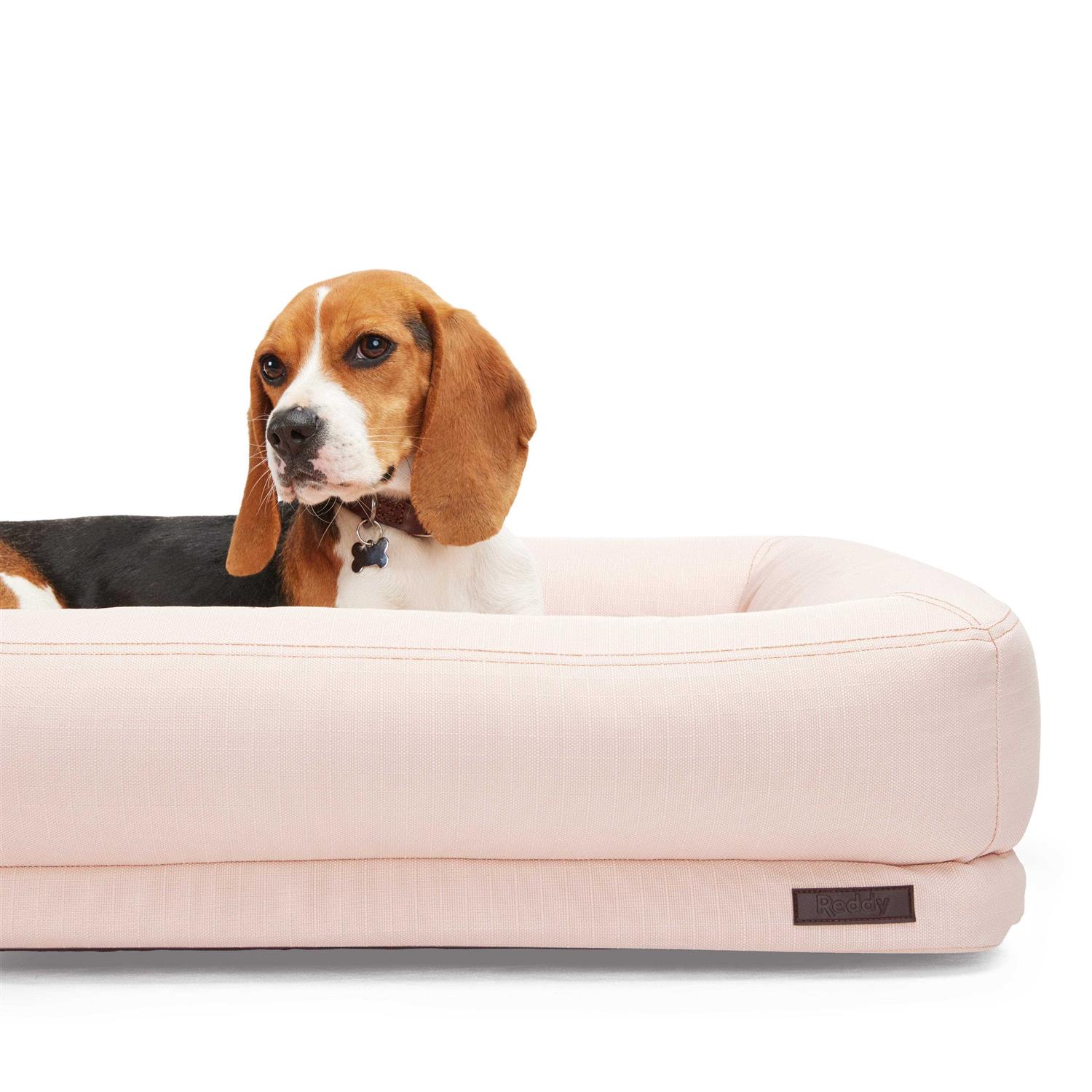 Reddy Durable Recycled Fabric Pink Dog Bed - Image 4