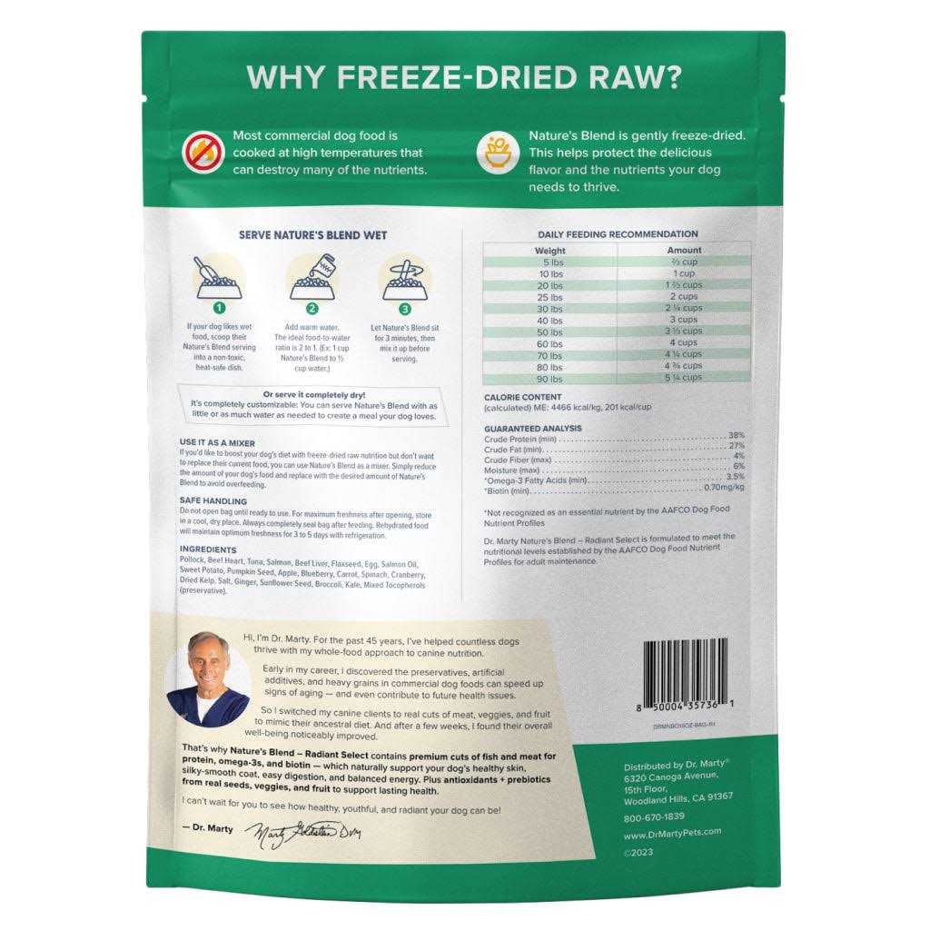 Dr. Marty Nature's Blend Radiant Select Freeze Dried Dog Food - Image 5