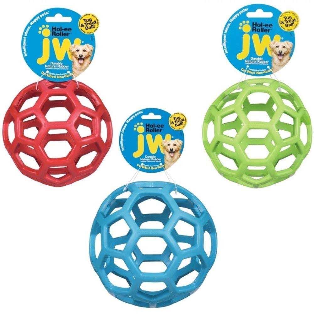 JW Pet Hol-ee Roller Dog Toy Puzzle Ball - Image 5