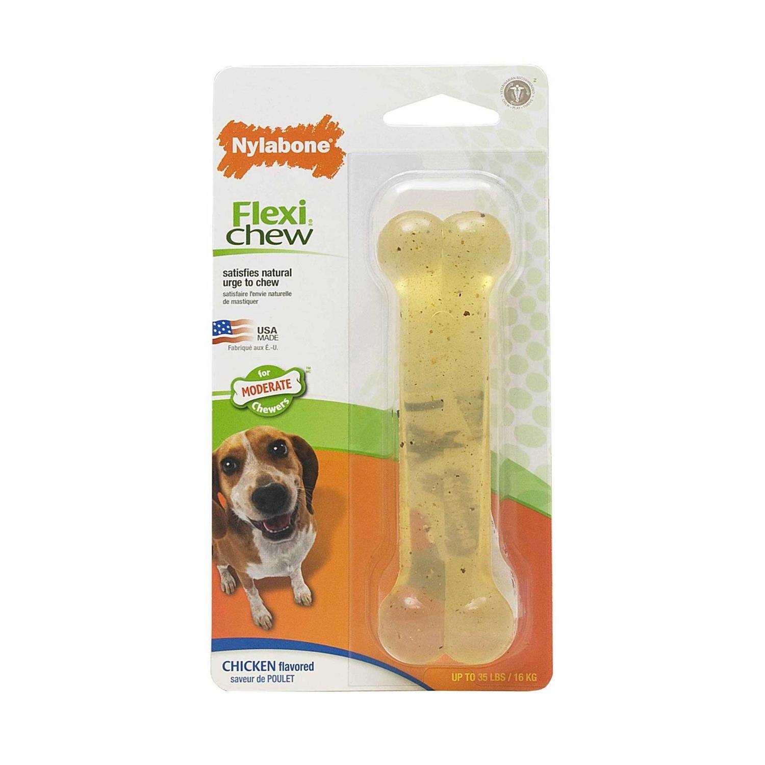 Nylabone Flexi Chew Bone Chicken - Image 3