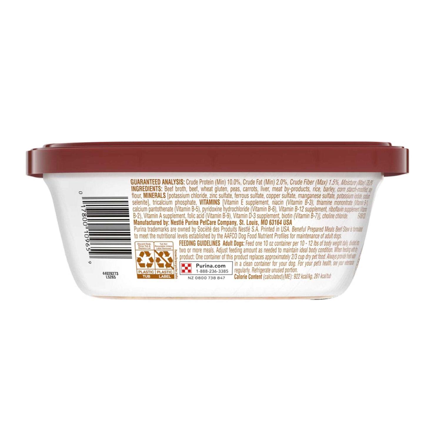 Purina Beneful Beef Stew Prepared Meals Dog Food - Image 2