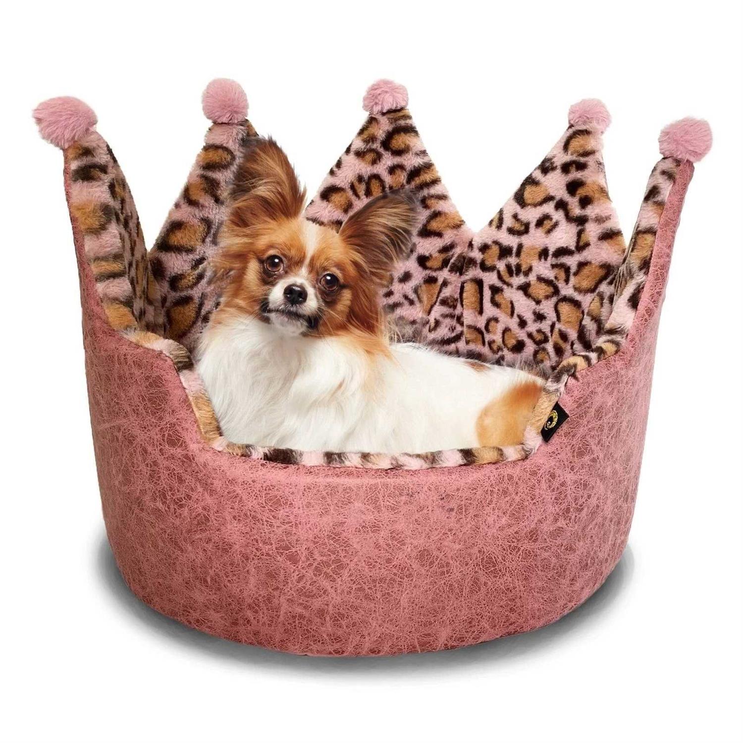 Precious Tails Leopard Crown Bed - Image 2