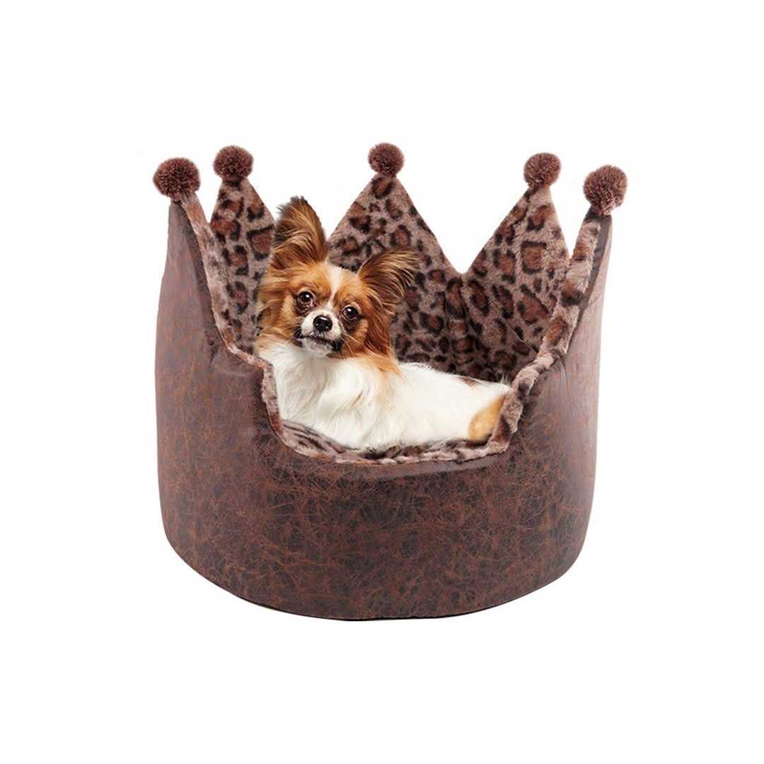 Precious Tails Leopard Crown Bed - Image 3