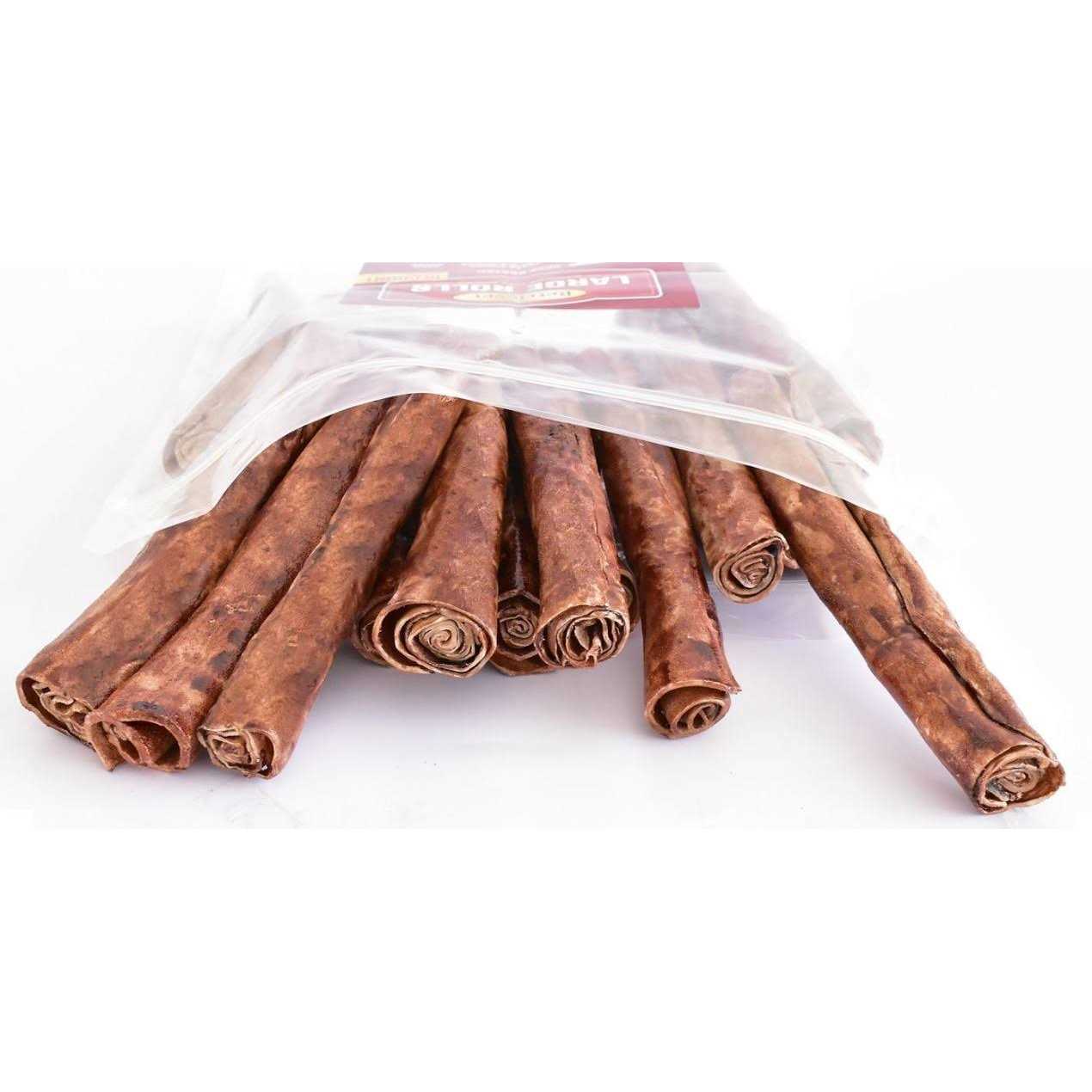Retriever Large Rolls Beef Basted Flavor Rawhide Dog Chew Treats - Image 4