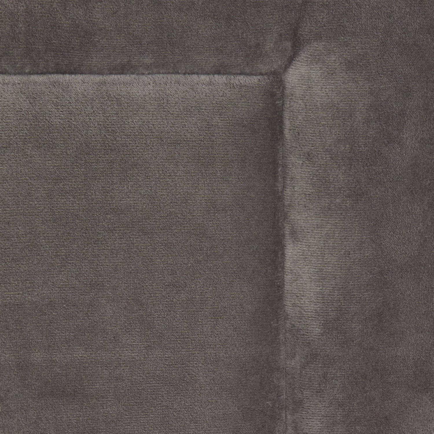 EveryYay Essentials Happy Place Dark Grey Velvet Dog Crate Mat and Pet Bed - Image 4