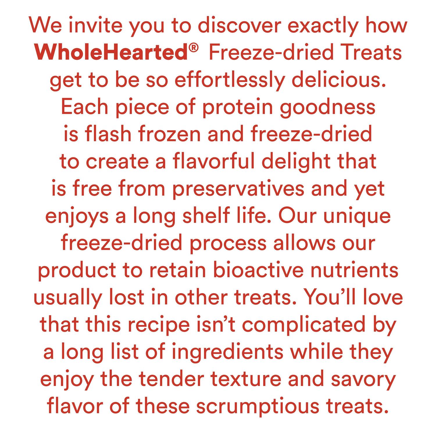 WholeHearted Chicken Breast Freeze Dried Dog Treats - Image 5