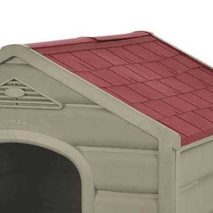 Rimax Dog House for Small Breeds in Taupe - Image 3
