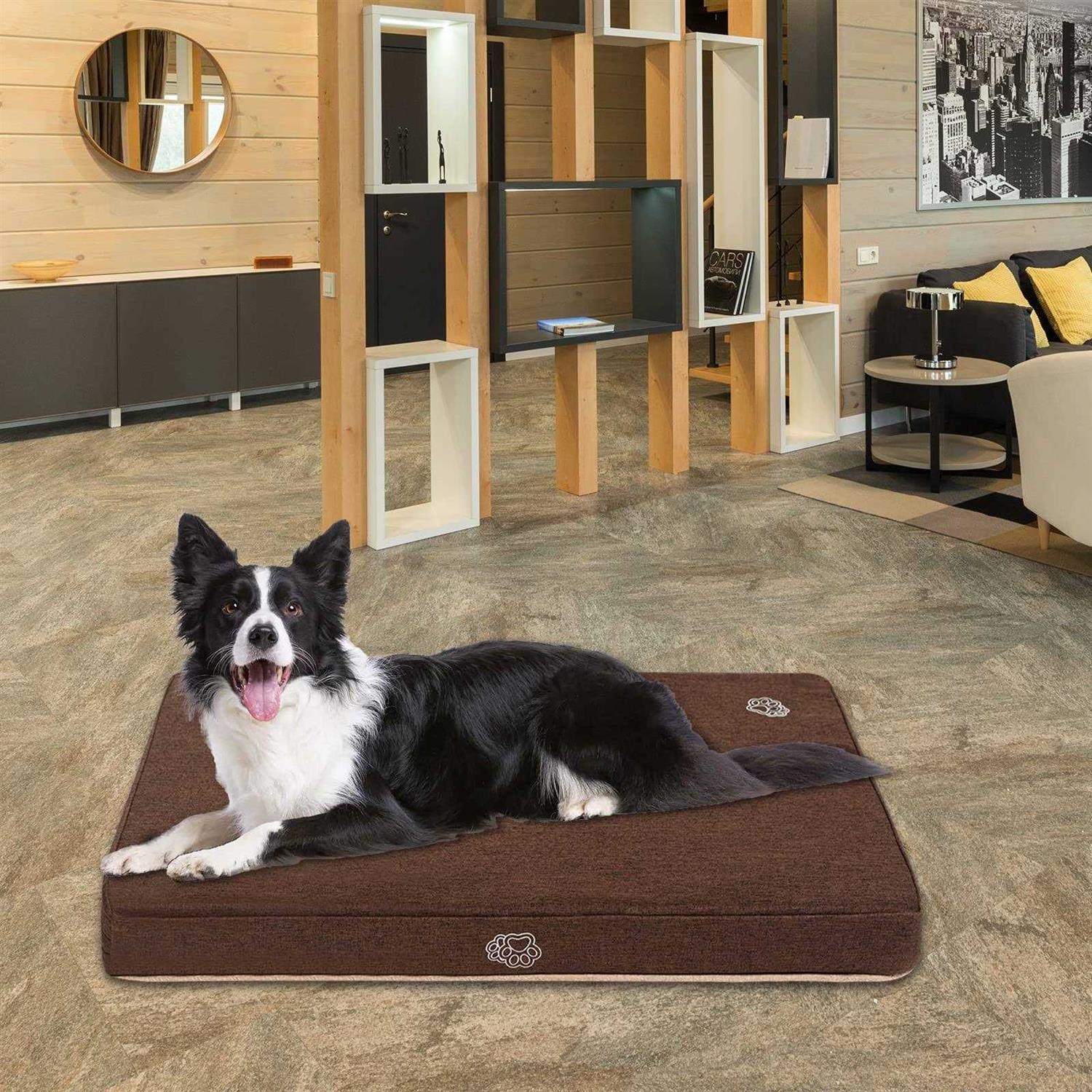 EMPSIGN Dog Bed Crate Pad Washable Removable Cover - Image 4
