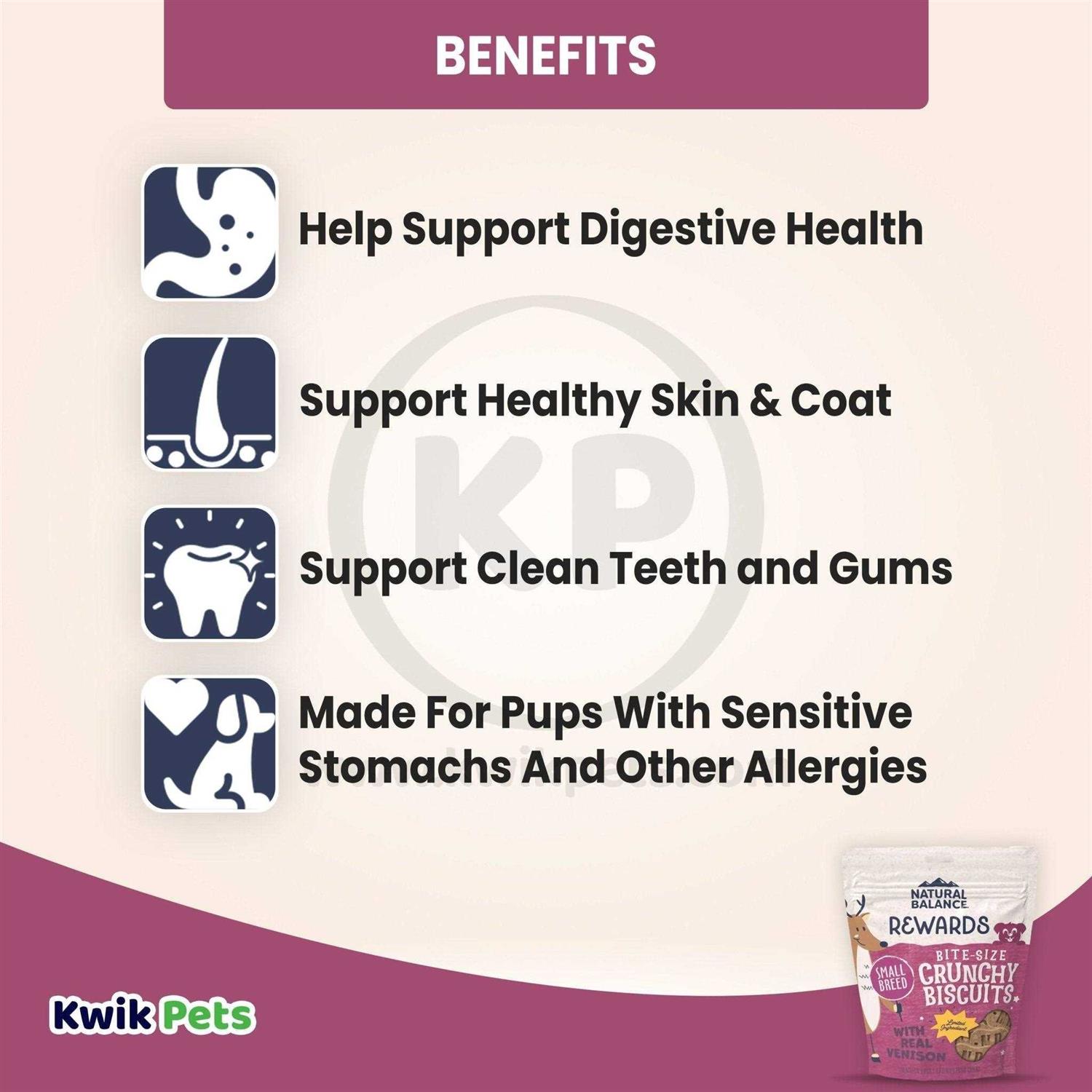 Natural Balance Sweet Potato & Venison Dog Treats - Image 3