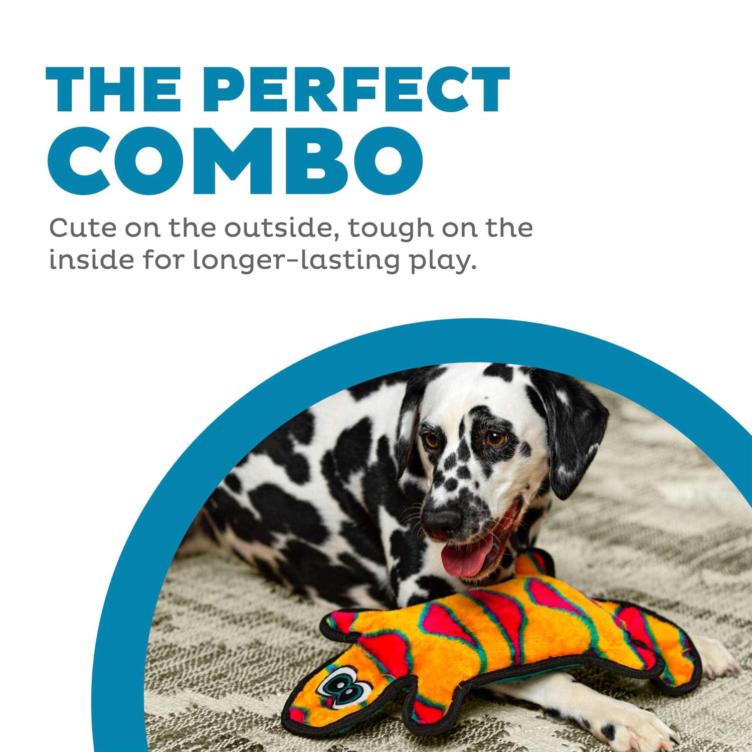Outward Hound Invincibles Dog Toy Gecko - Image 3