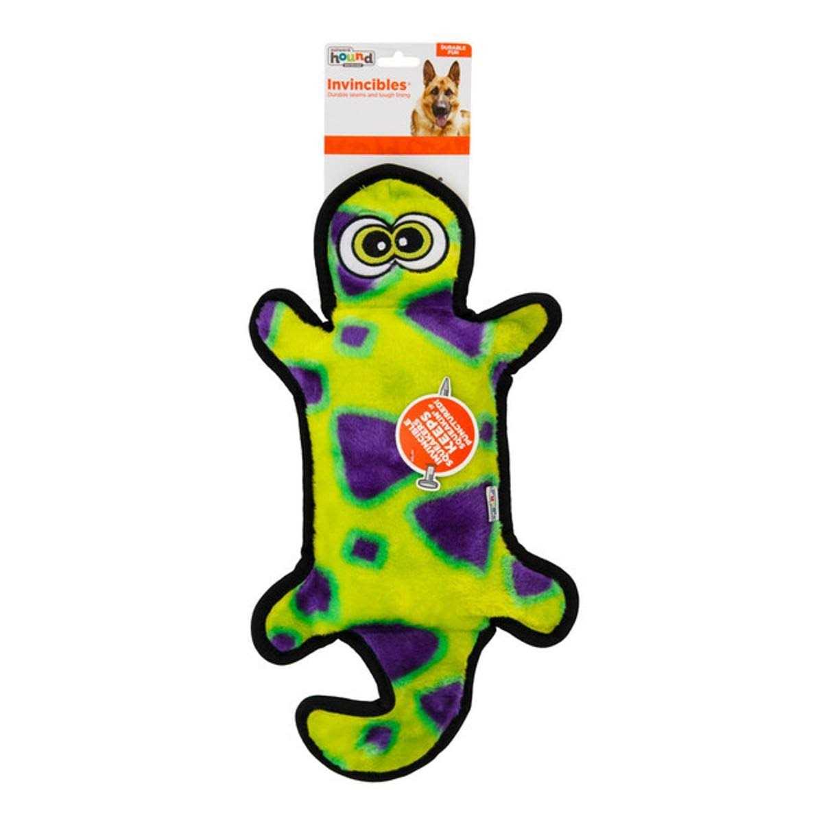 Outward Hound Invincibles Dog Toy Gecko - Image 4