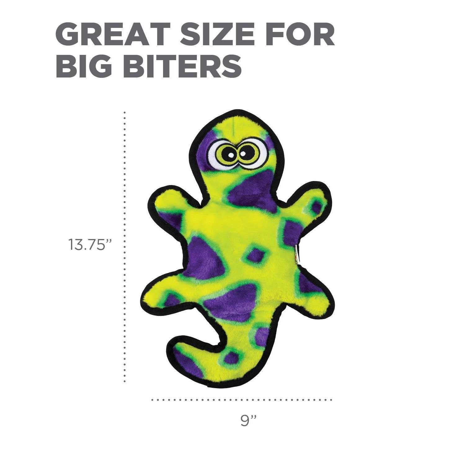 Outward Hound Invincibles Dog Toy Gecko - Image 5