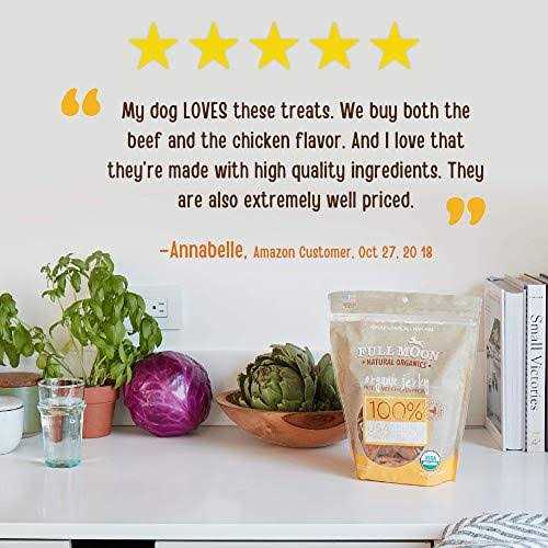Full Moon Organic Chicken Jerky Dog Treats - Image 3